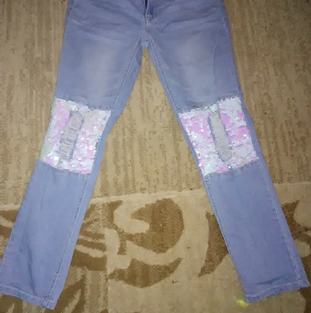 Girls size 14 capris jeans - Picture 2 of 2